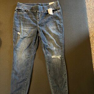Lane Bryant Size 18 Distressed Denim Jeans